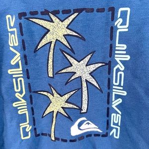 Vintage Quicksilver kids hoodie- embroidered logo